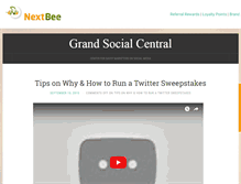 Tablet Screenshot of grandsocialcentral.com